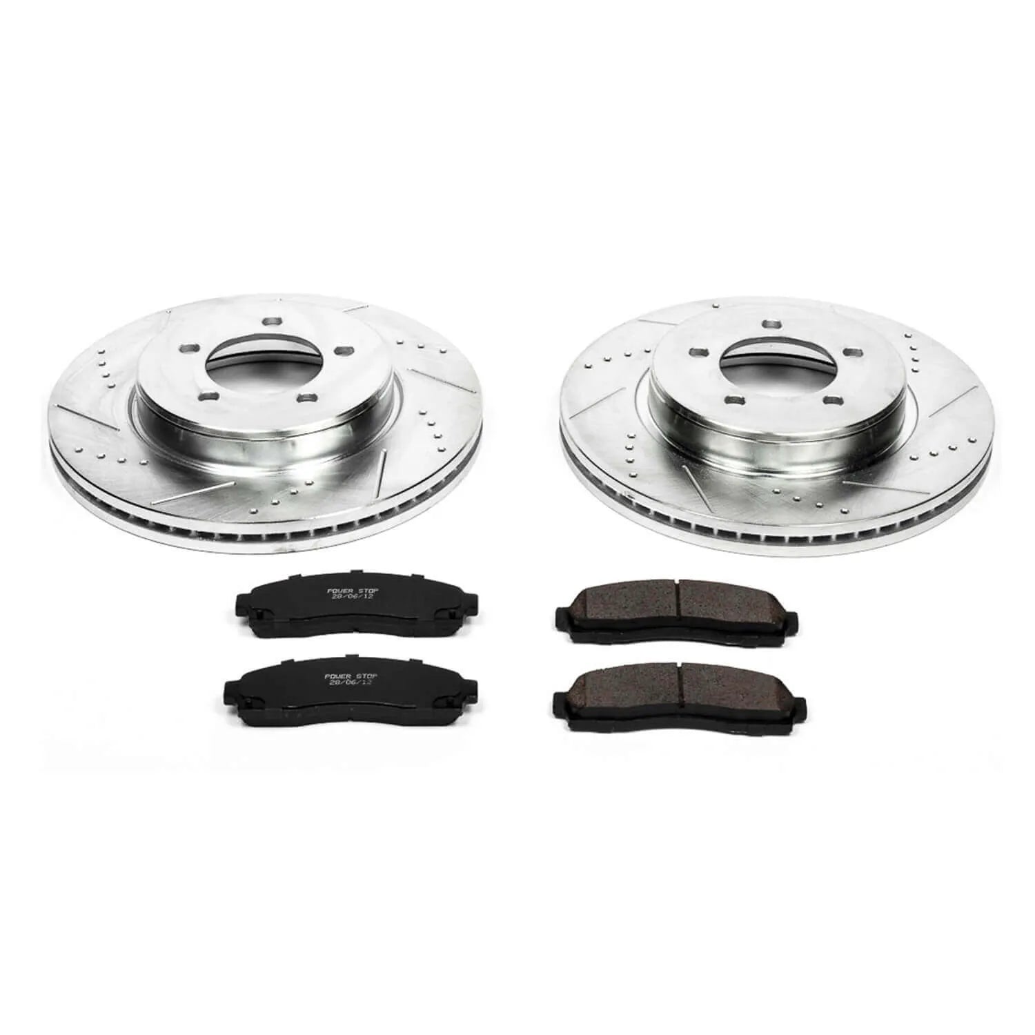 Power Stop K1931 - Z23 Evolution Sport Performance 1-Click Brake Kit With Hardware (Front)