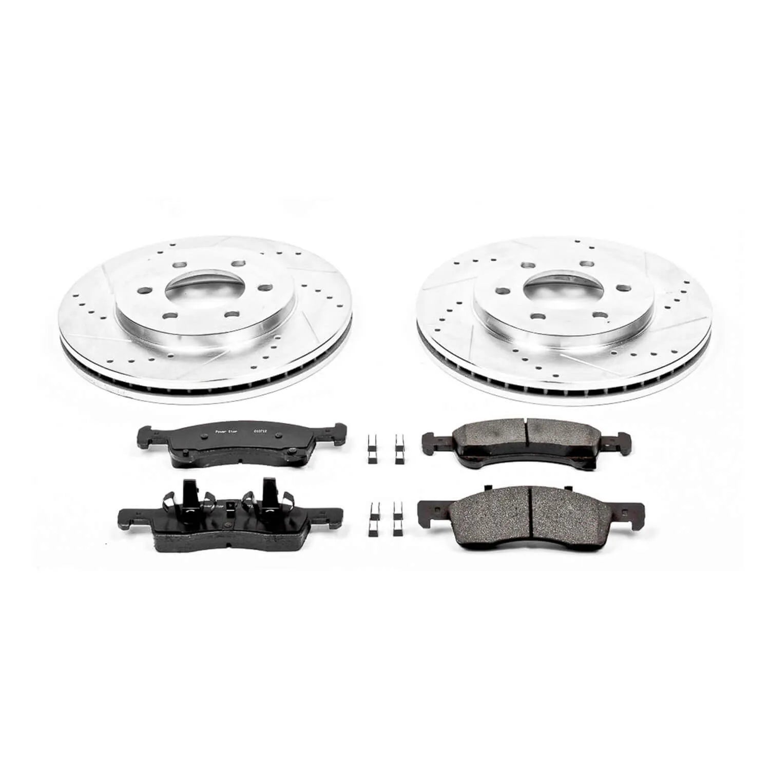 Power Stop K1933 - Z23 Evolution Sport Performance 1-Click Brake Kit With Hardware (Front)