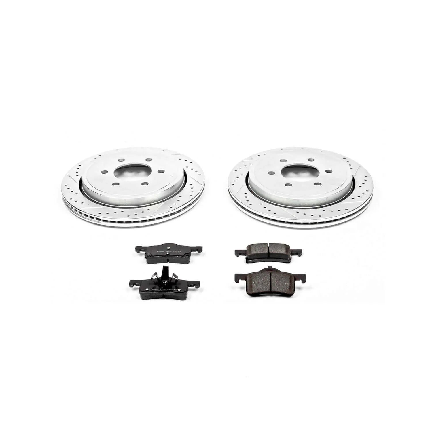 Power Stop K1935 - Z23 Evolution Sport Performance 1-Click Brake Kit With Hardware (Rear)