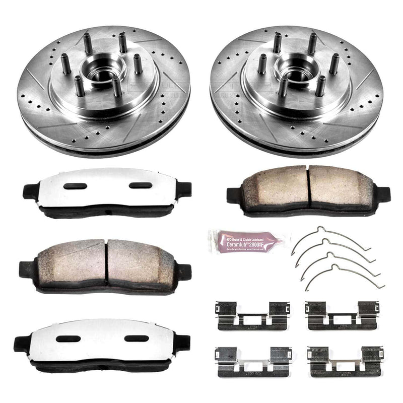 Power Stop K1939-36 Z36 Severe-Duty Truck And Tow 1-Click Brake Kit (Front) for 2004-2008 Ford F-150 product image