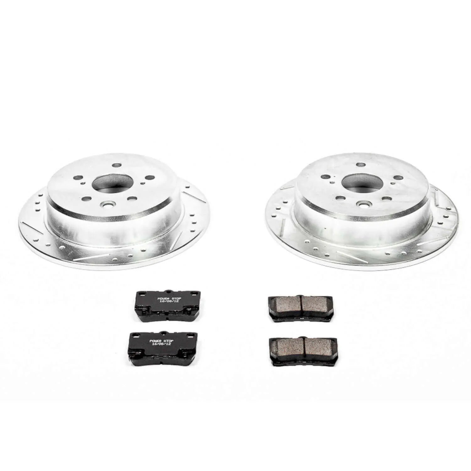 Power Stop K195 - Z23 Evolution Sport Performance 1-Click Brake Kit With Hardware (Rear)