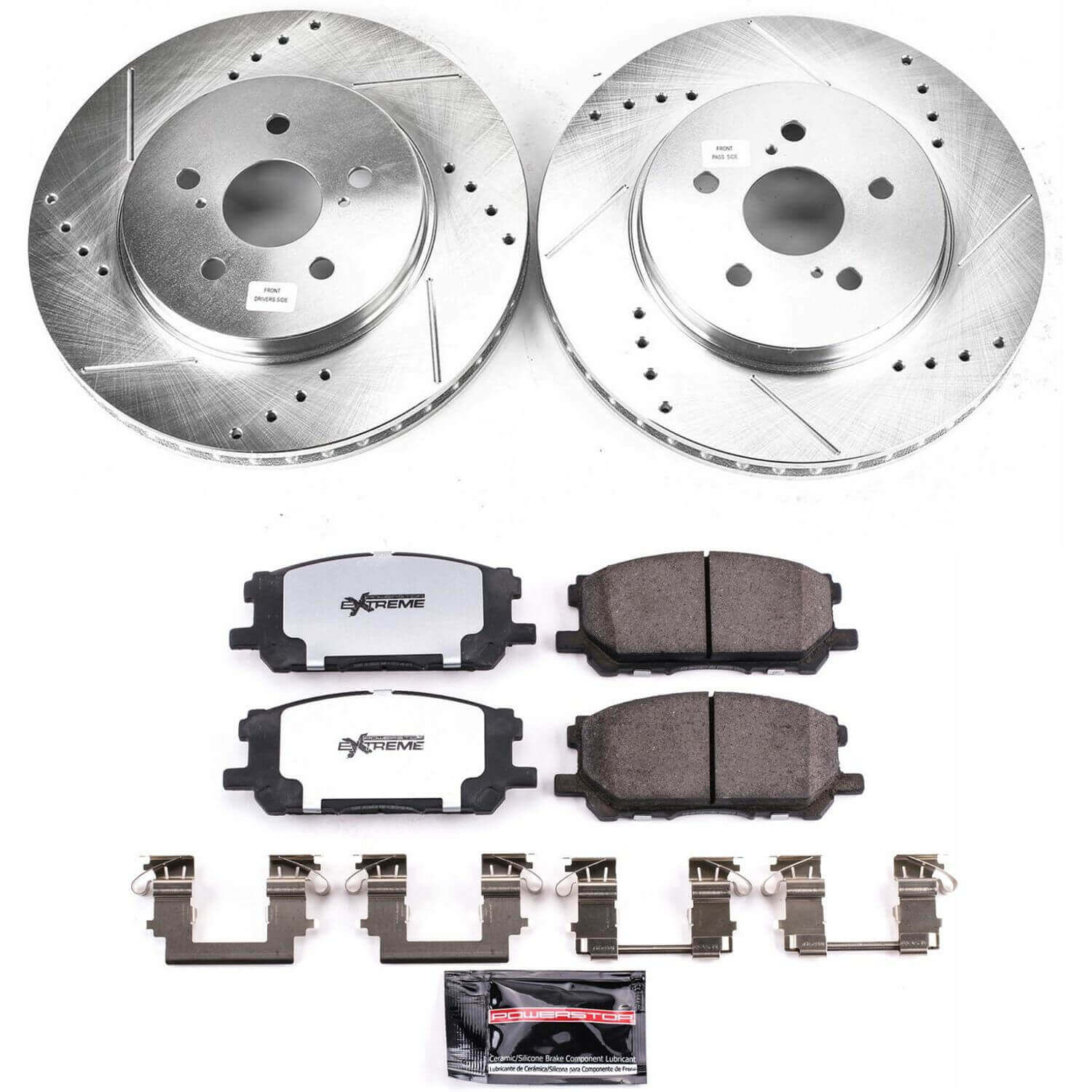 Power Stop K196-36 Z36 Severe-Duty Truck And Tow 1-Click Front Brake Kit for 2004-2009 Lexus RX330 product image