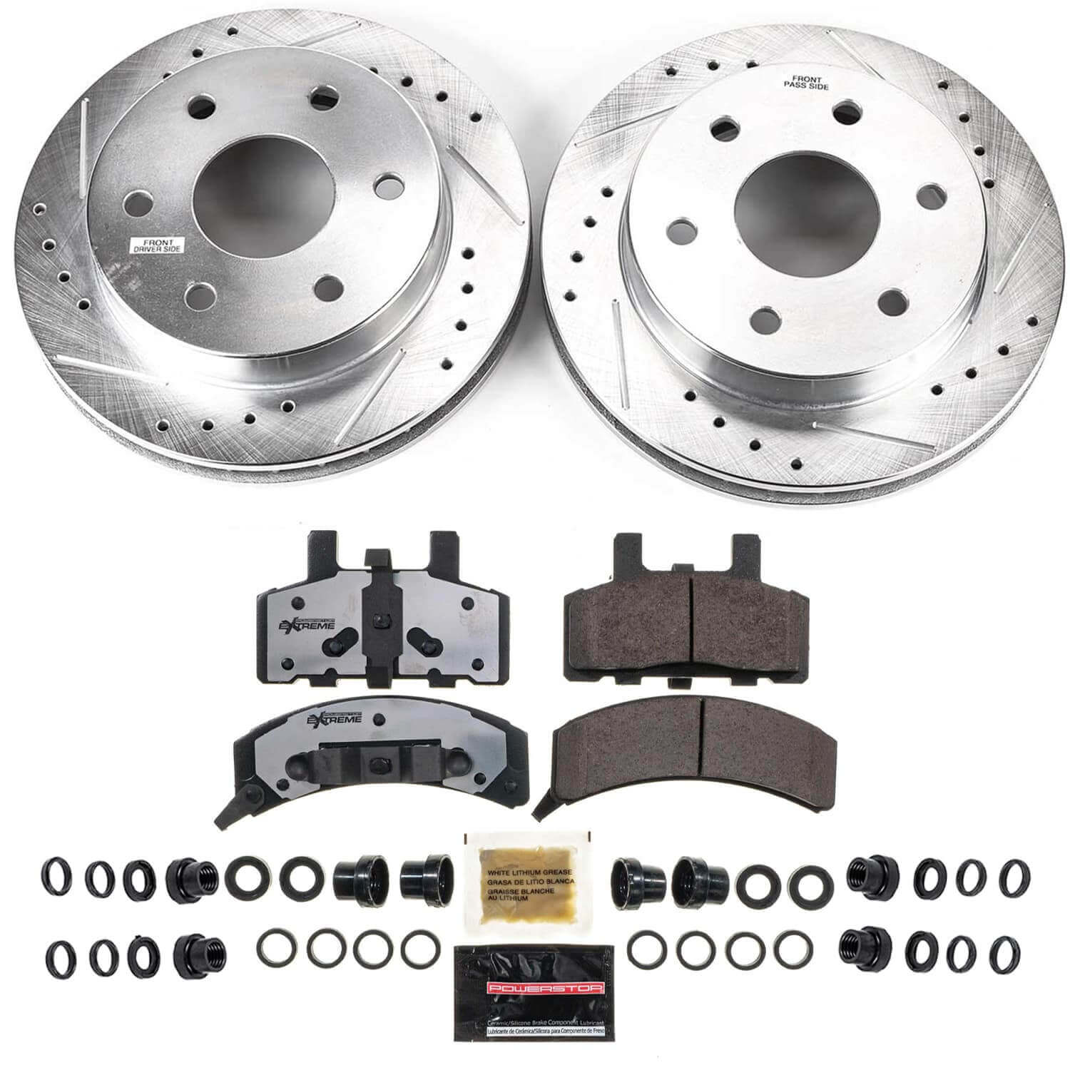 Power Stop K1970-36 Z36 Severe-Duty Truck And Tow 1-Click Brake Kit (Front) for 1988-2000 Cadillac Escalade product image