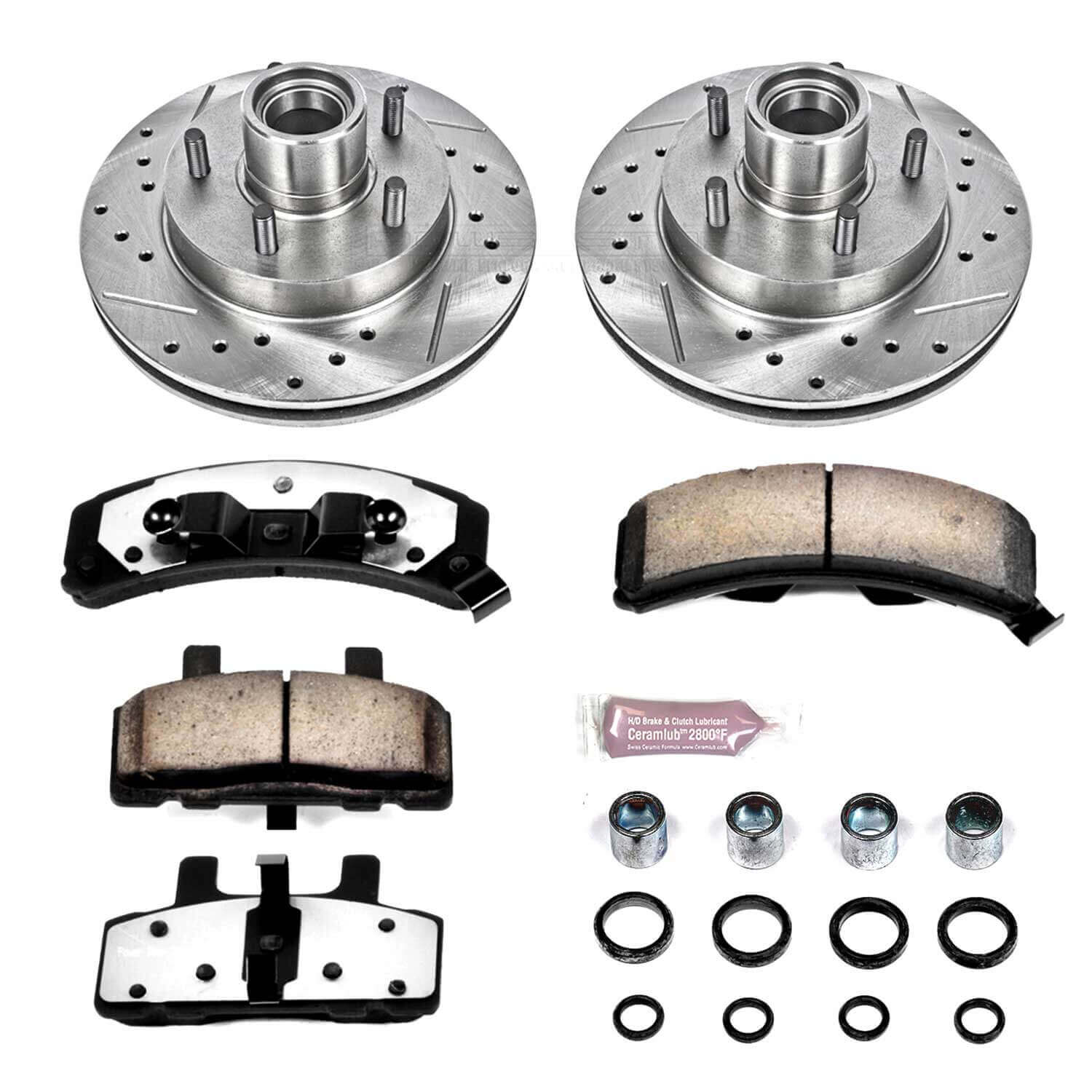 Power Stop K1985-36 Z36 Severe-Duty Truck And Tow 1-Click Brake Kit (Front) for 1991-2003 Chevrolet Blazer product image