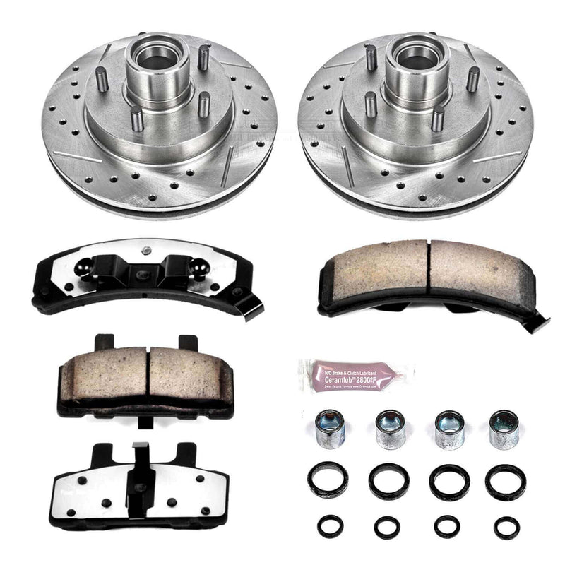Power Stop K1985-36 Z36 Severe-Duty Truck And Tow 1-Click Brake Kit (Front) for 1991-2003 Chevrolet Blazer product image
