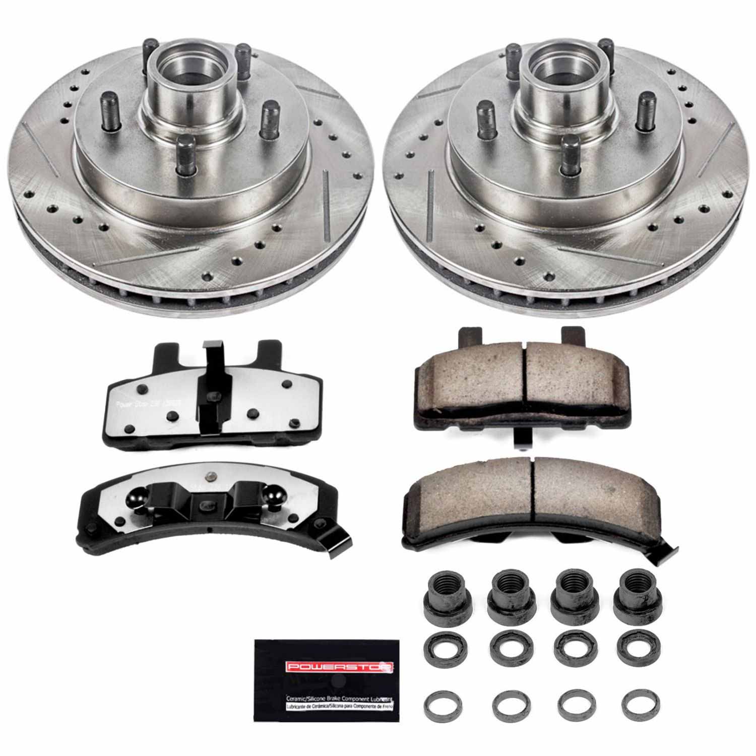 Power Stop K1990-36 Z36 Severe-Duty Truck And Tow 1-Click Brake Kit (Front) for 1992-2002 Chevrolet C1500 product image