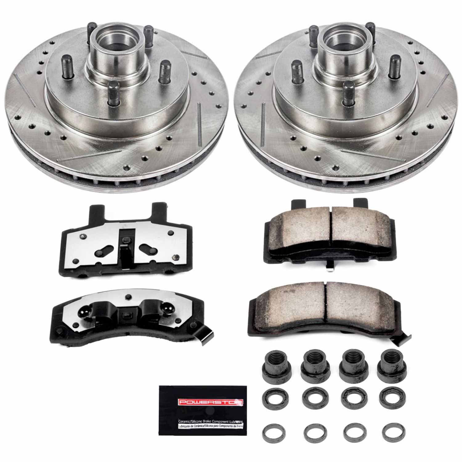 Power Stop K1991-36 Z36 Severe-Duty Truck And Tow 1-Click Brake Kit (Front) for 1998-2000 Chevrolet Tahoe product image
