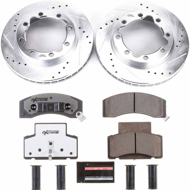 Power Stop K1992-36 Z36 Severe-Duty Truck And Tow 1-Click Brake Kit (Front) for 1990-2000 Chevrolet K3500 product image