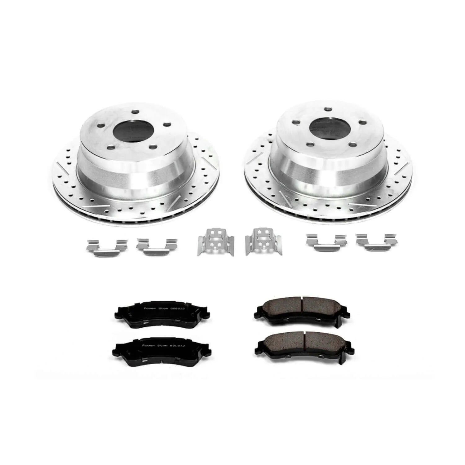 Power Stop K2003 - Z23 Evolution Sport Performance 1-Click Brake Kit With Hardware (Rear)