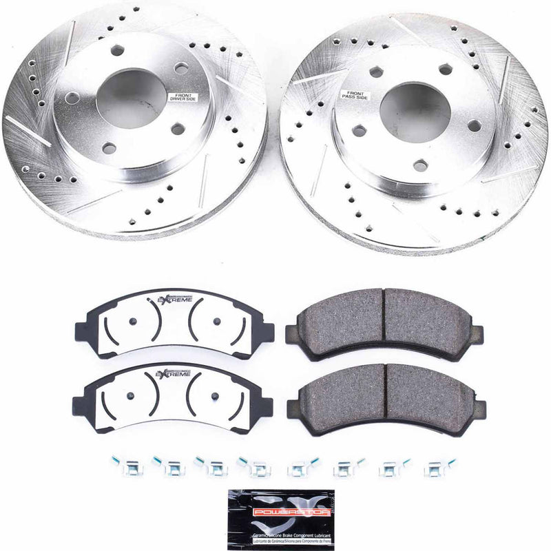 Power Stop K2004-36 Z36 Severe-Duty Truck And Tow 1-Click Brake Kit (Front) for 1997-2005 Chevrolet Blazer 4 product image