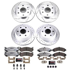 Power Stop K2015-36 Z36 Severe-Duty Truck And Tow 1-Click Brake Kit (Front And Rear) for 2000-2006 Cadillac Escalade product image