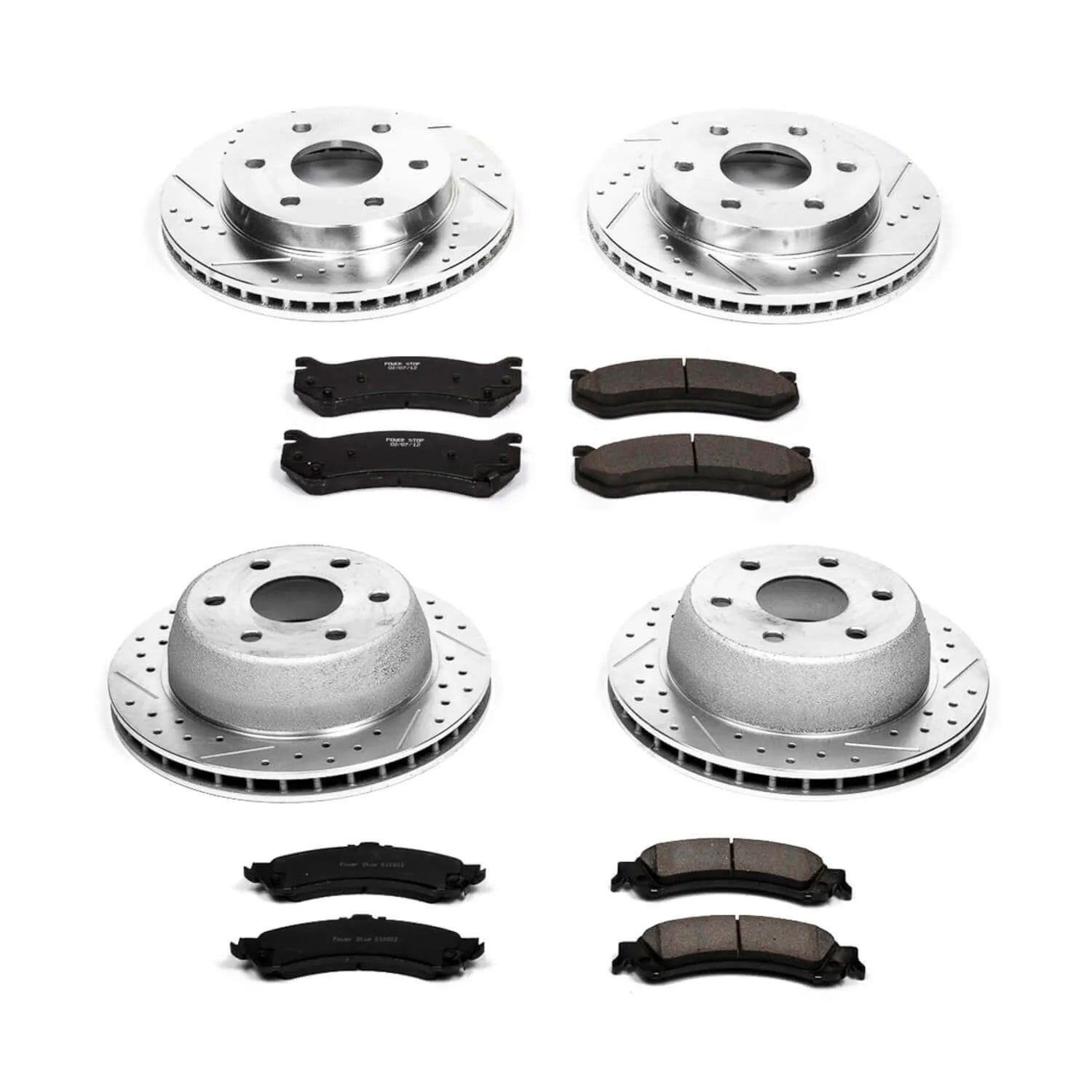 Power Stop K2015 - Z23 Evolution Sport Performance 1-Click Brake Kit With Hardware (Front And Rear)