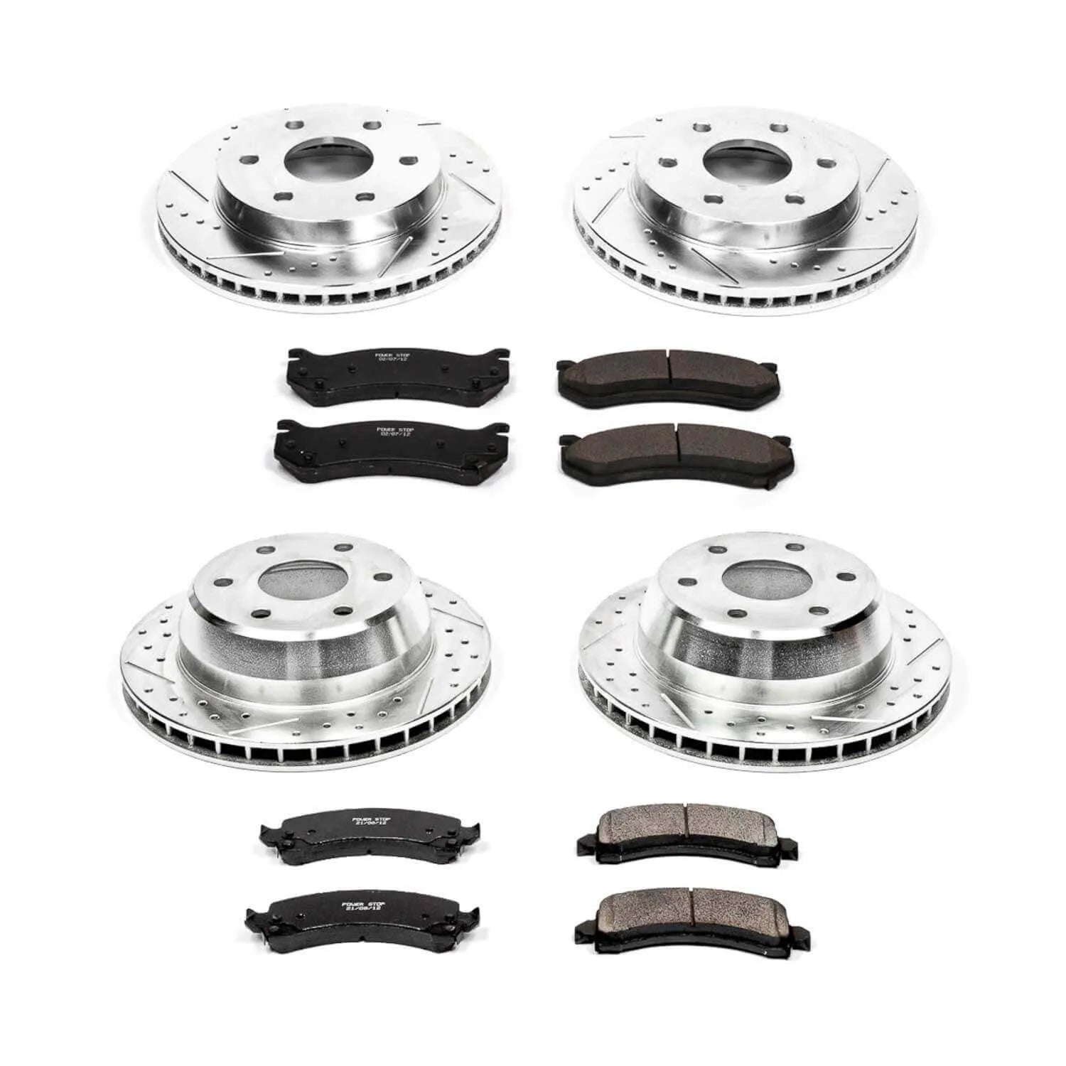 Power Stop K2016 - Z23 Evolution Sport Performance 1-Click Brake Kit With Hardware (Front And Rear)
