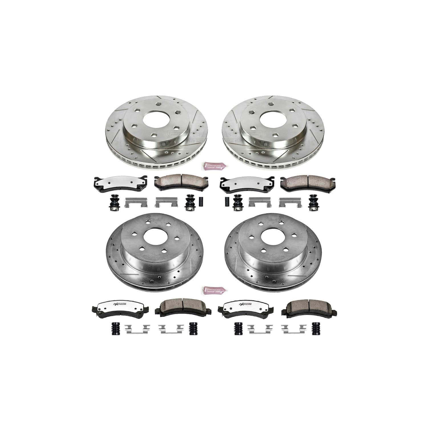 Power Stop K2017-36 Z36 Severe-Duty Truck And Tow 1-Click Brake Kit (Front And Rear) for 2003-2005 Chevrolet Express 2500 product image