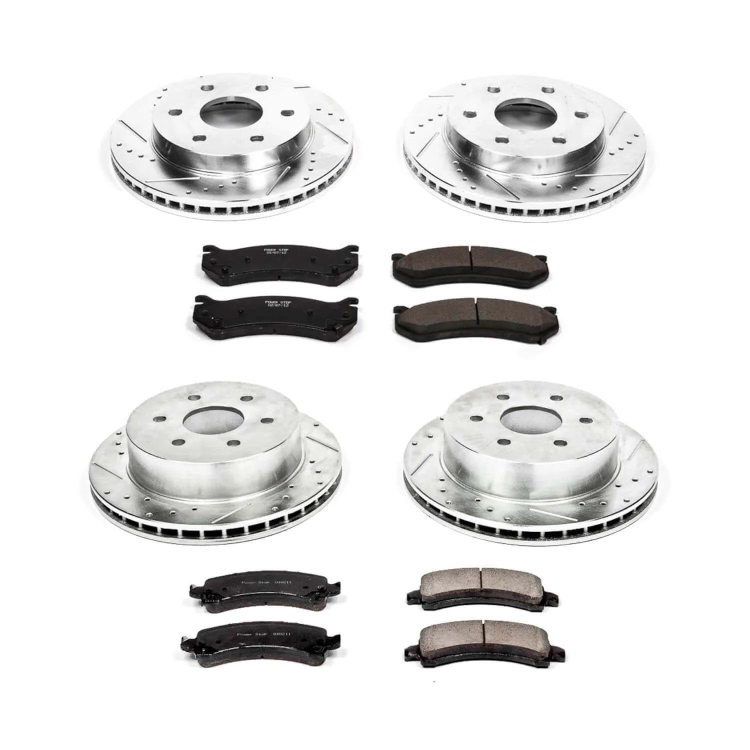 Power Stop K2017 - Z23 Evolution Sport Performance 1-Click Brake Kit With Hardware (Front And Rear)