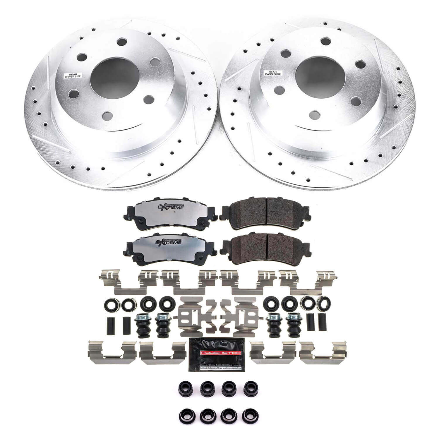 Power Stop K2018-36 Z36 Severe-Duty Truck And Tow 1-Click Brake Kit (Rear) for 1999-2007 Chevrolet Astro product image