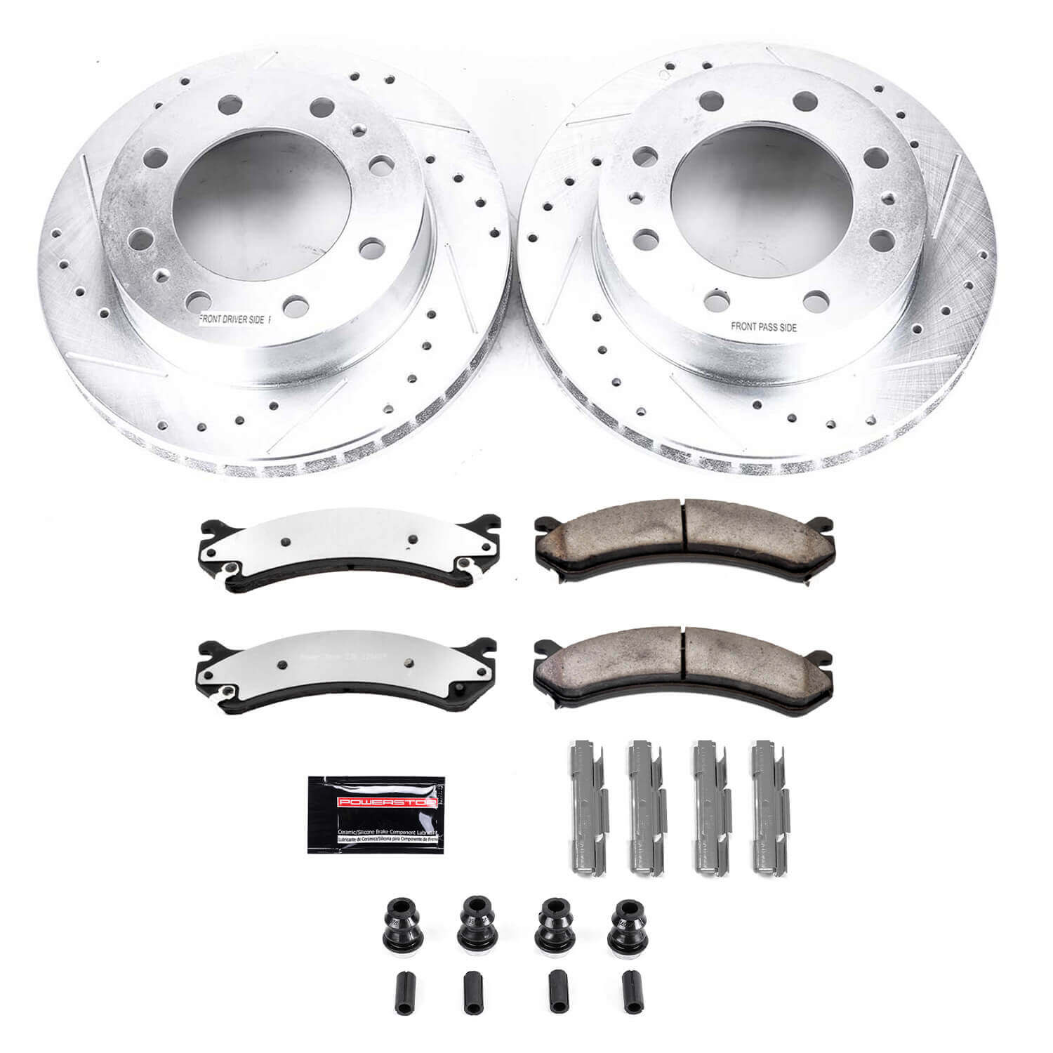 Power Stop K2020-36 Z36 Severe-Duty Truck And Tow 1-Click Brake Kit (Front) for 1999-2020 Cadillac Deville product image