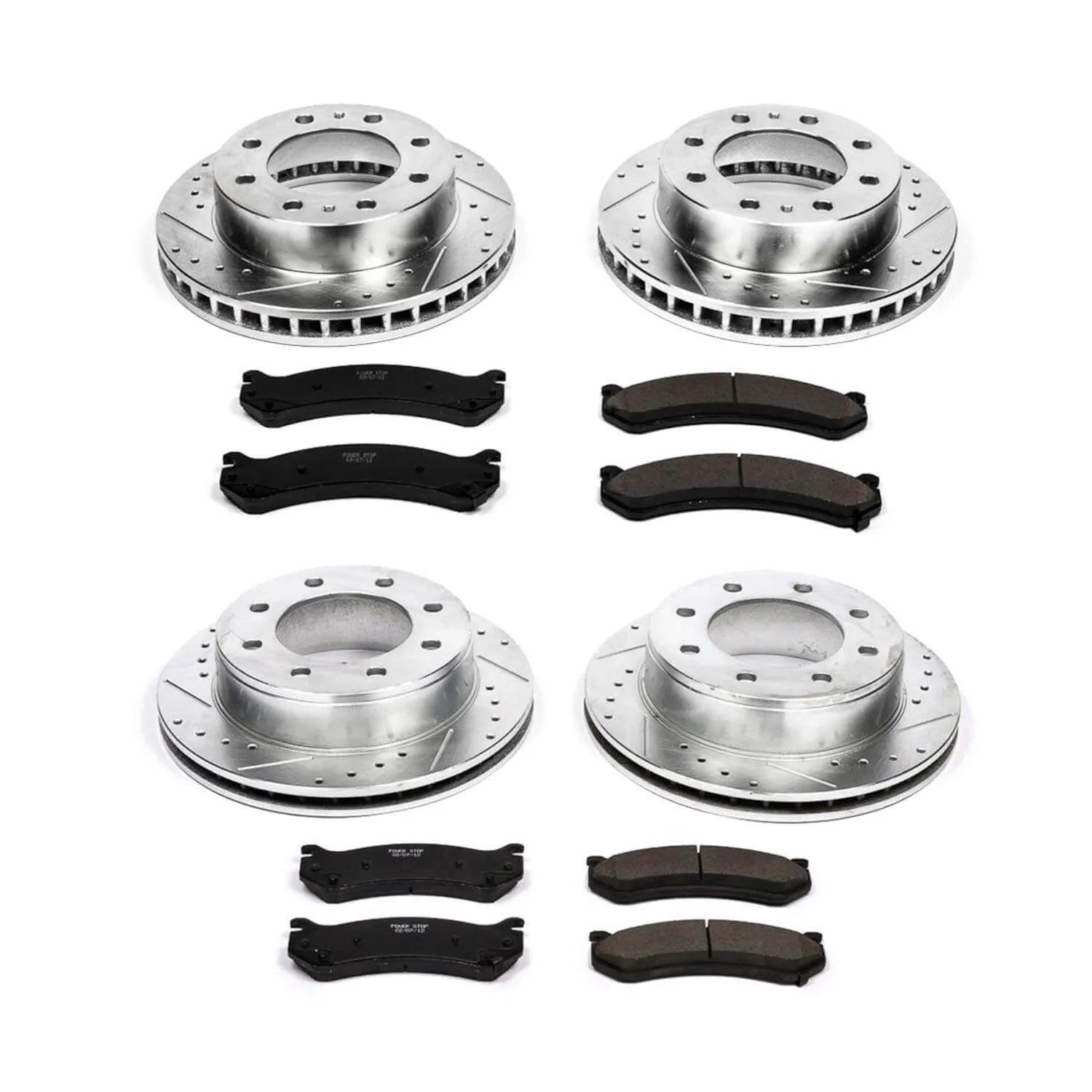 Power Stop K2023 - Z23 Evolution Sport Performance 1-Click Brake Kit With Hardware (Front And Rear)