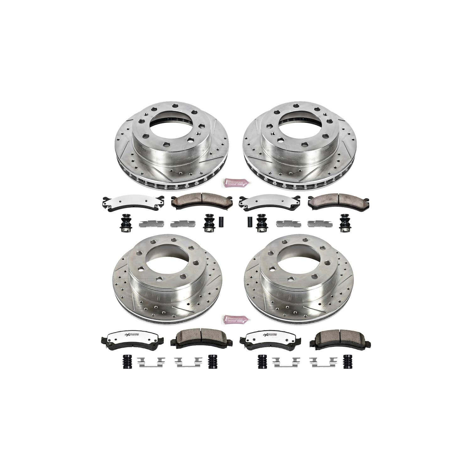 Power Stop K2029-36 Z36 Severe-Duty Truck And Tow 1-Click Brake Kit (Front And Rear) for 2006-2016 Chevrolet Express 2500 product image