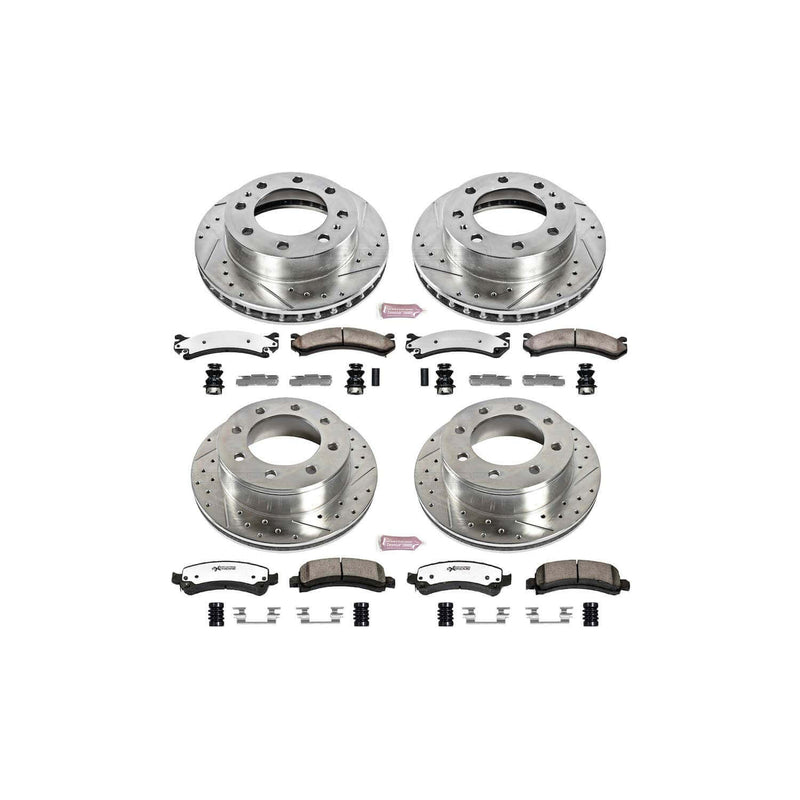 Power Stop K2029-36 Z36 Severe-Duty Truck And Tow 1-Click Brake Kit (Front And Rear) for 2006-2016 Chevrolet Express 2500 product image
