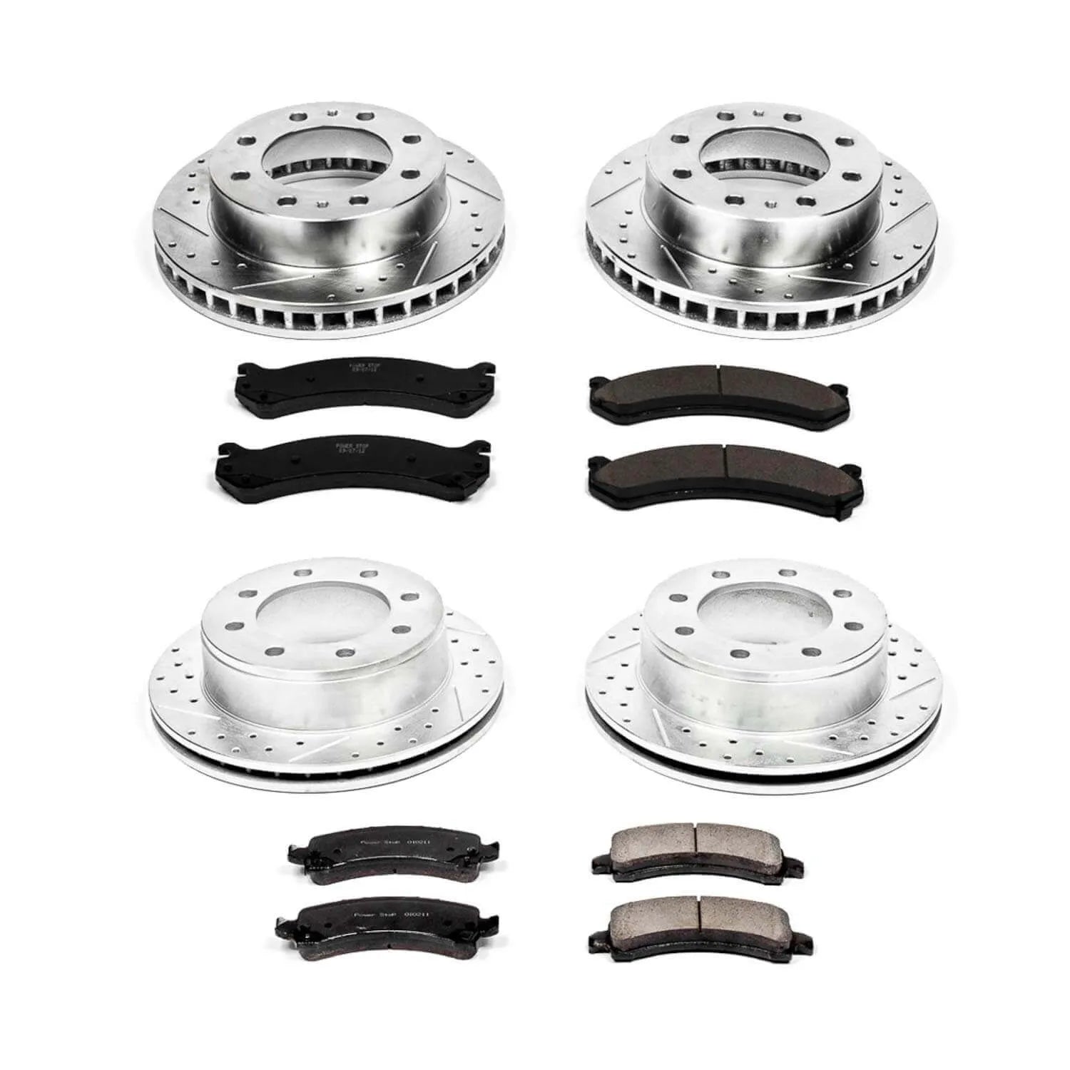 Power Stop K2029 - Z23 Evolution Sport Performance 1-Click Brake Kit With Hardware (Front And Rear)