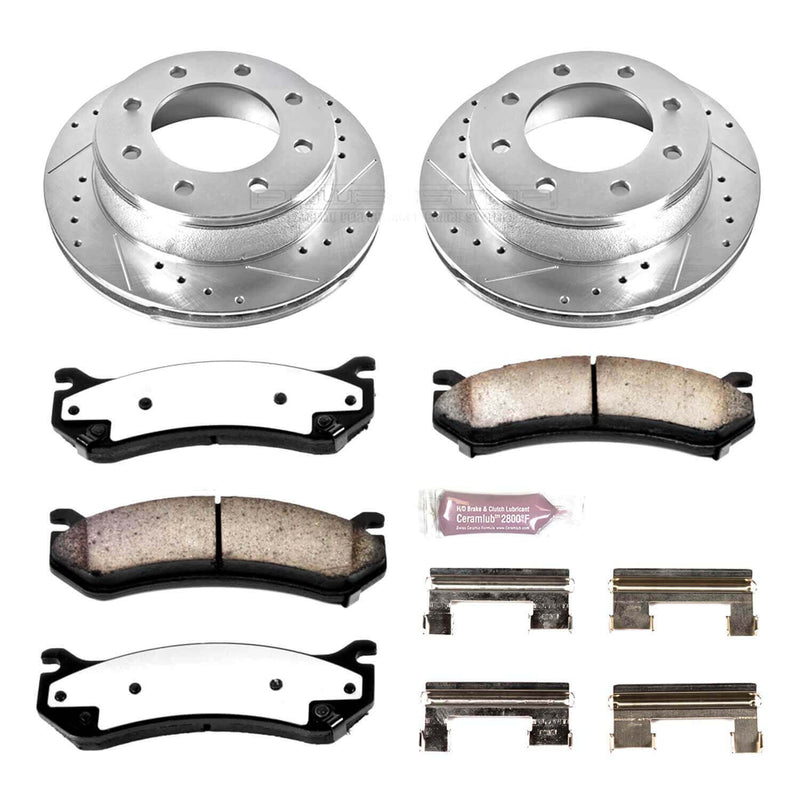 Power Stop K2036-36 Z36 Severe-Duty Truck And Tow 1-Click Brake Kit (Rear) for 1999-2009 Chevrolet Silverado 1500 Hd product image