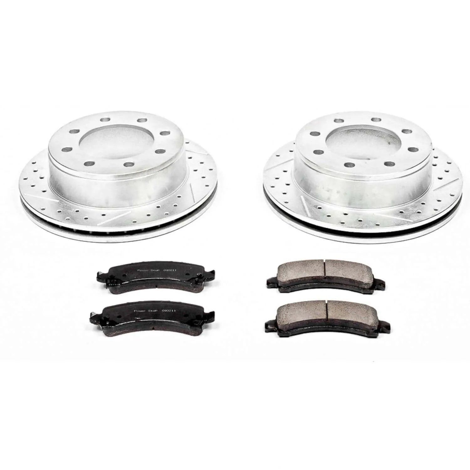 Power Stop K2043 - Z23 Evolution Sport Performance 1-Click Brake Kit With Hardware - 91 mm Tall (Rear)