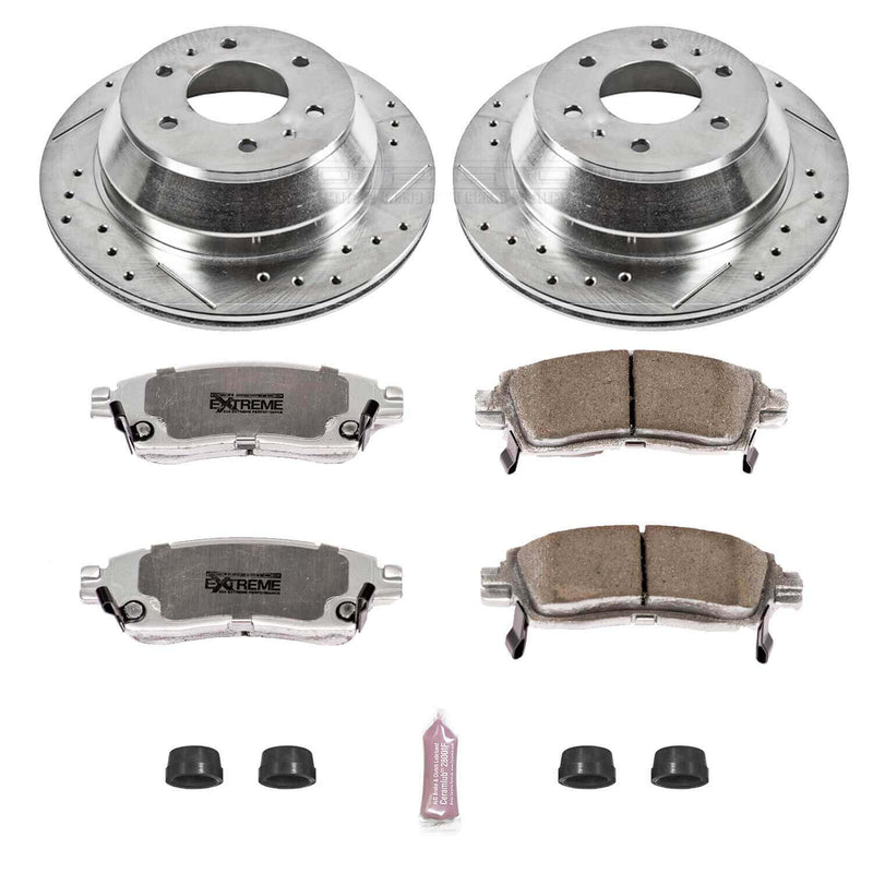 Power Stop K2050-26 - Z26 Extreme Street Warrior 1-Click Brake Kit (Rear) vehicle fitment brake part