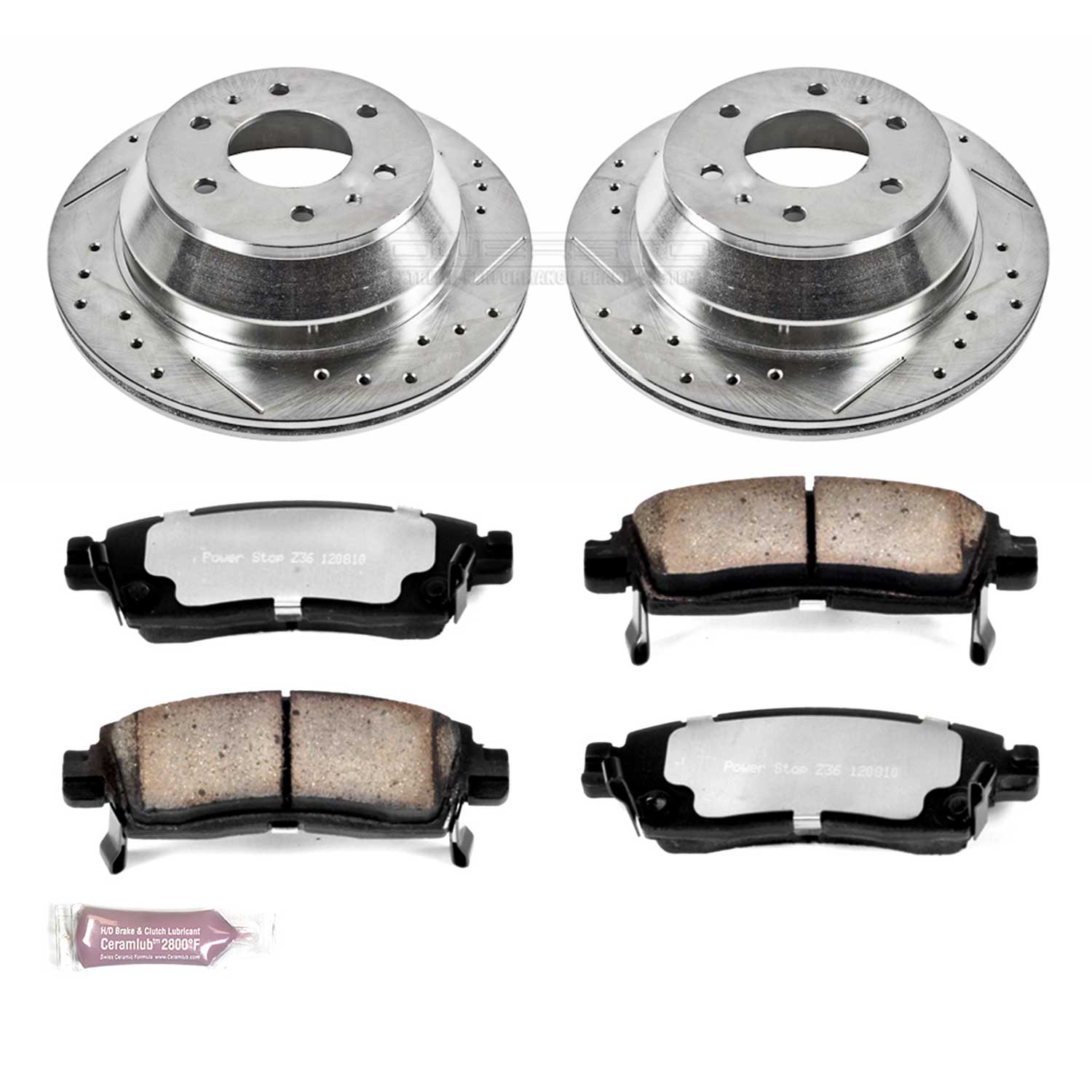 Power Stop K2050-36 - Z36 Severe-Duty Truck And Tow 1-Click Brake Kit (Rear) vehicle fitment brake part