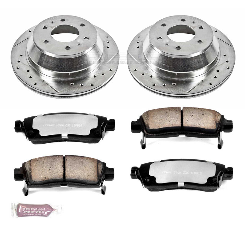 Power Stop K2050-36 - Z36 Severe-Duty Truck And Tow 1-Click Brake Kit (Rear) vehicle fitment brake part