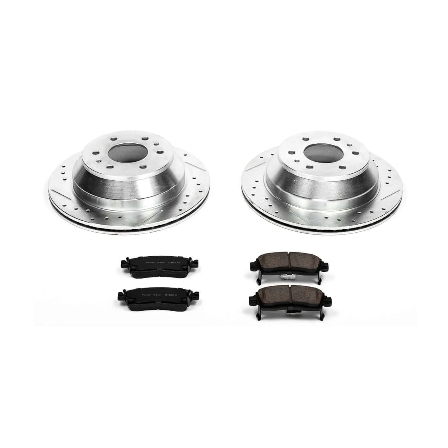 Power Stop K2050 - Z23 Evolution Sport Performance 1-Click Brake Kit With Hardware (Rear)