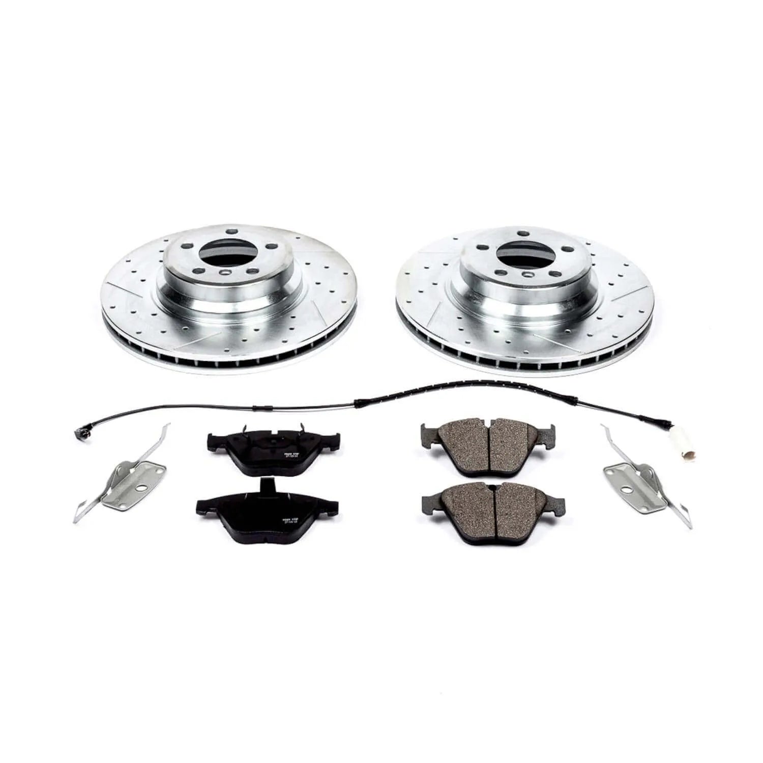 Power Stop K2054 - Z23 Evolution Sport Performance 1-Click Brake Kit With Hardware (Front)