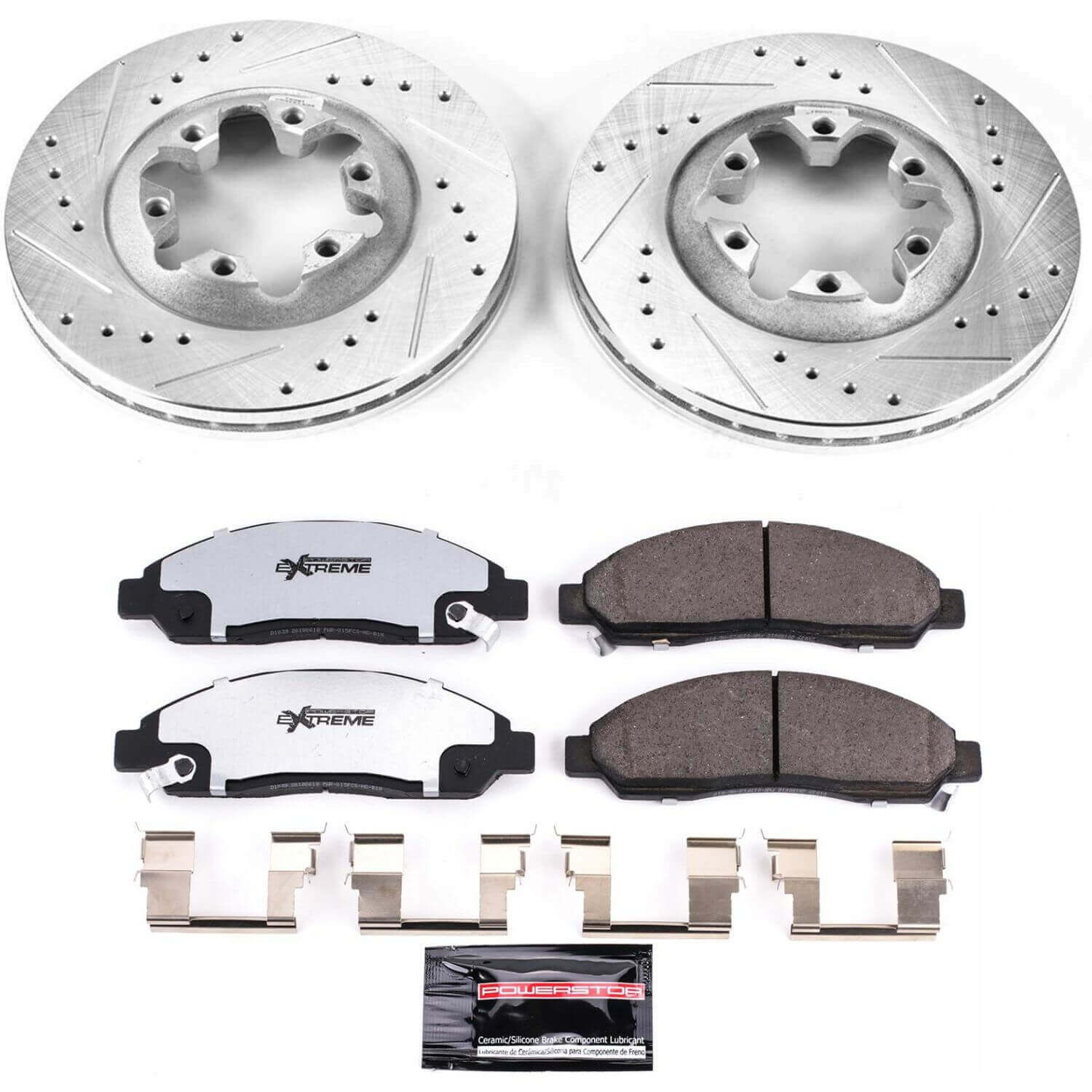 Power Stop K2066-36 Z36 Severe-Duty Truck And Tow 1-Click Front Brake Kit for 2004-2008 Chevrolet Colorado product image