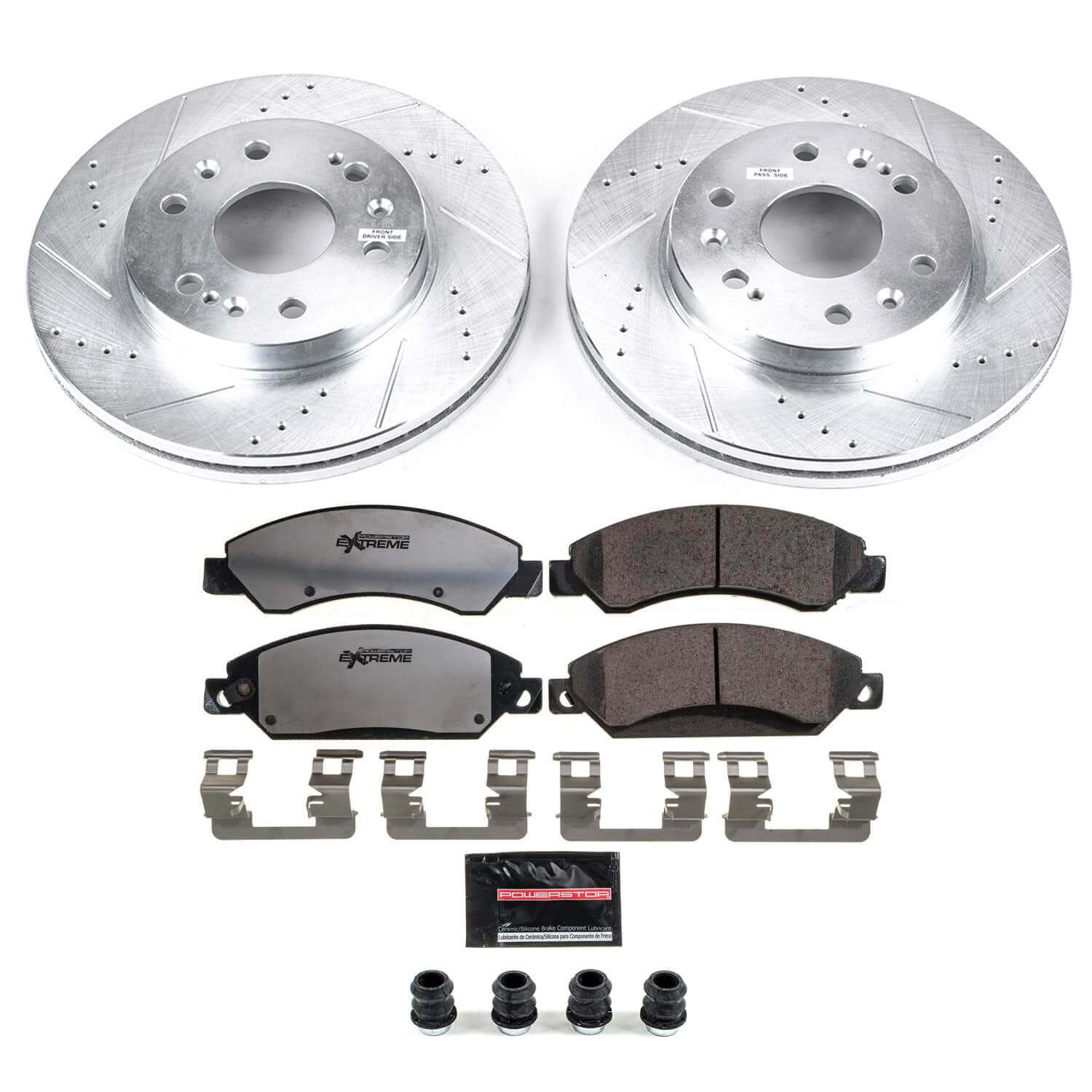 Power Stop K2067-36 Z36 Severe-Duty Truck And Tow 1-Click Brake Kit (Front) for 2005-2008 Cadillac Escalade product image