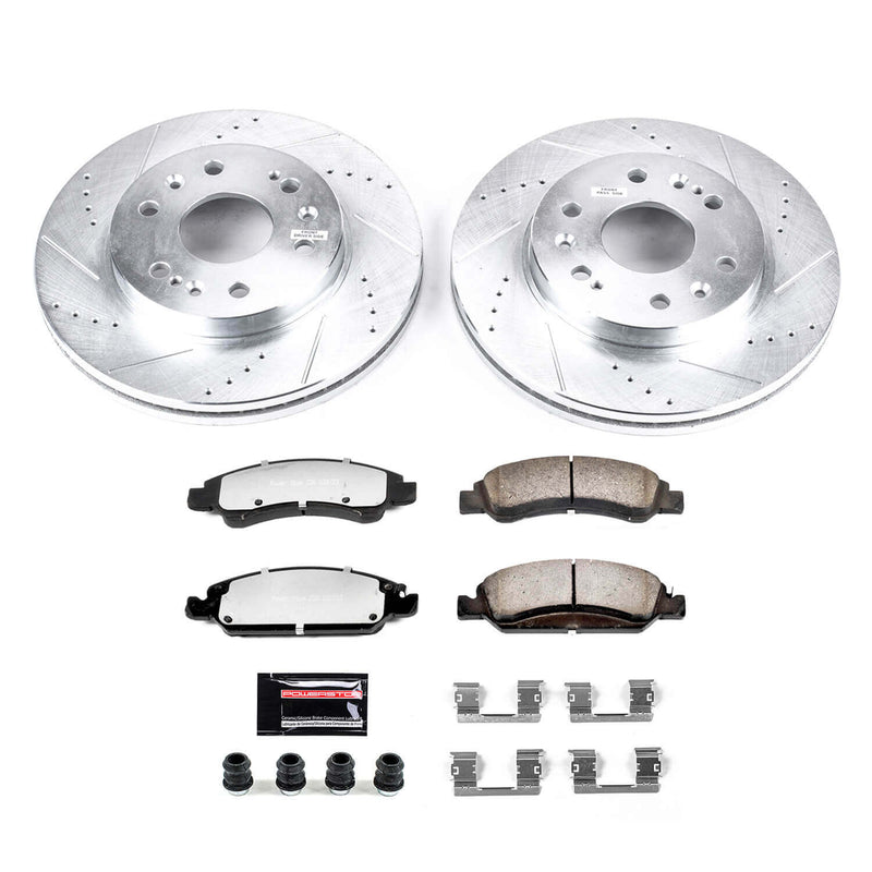 Power Stop K2069-36 Z36 Severe-Duty Truck And Tow 1-Click Brake Kit (Front) for 2007-2020 Cadillac Escalade product image