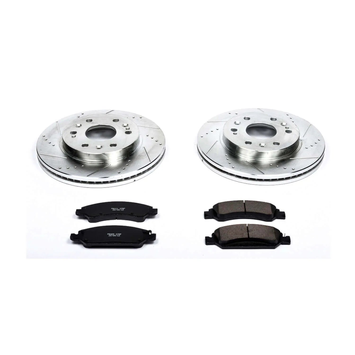 Power Stop K2069 - Z23 Evolution Sport Performance 1-Click Brake Kit With Hardware (Front)