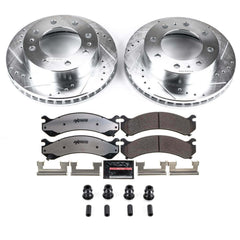 Power Stop K2071-36 Z36 Severe-Duty Truck And Tow 1-Click Brake Kit (Front) for 2001-2020 Chevrolet Avalanche 2500 product image