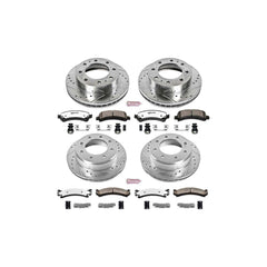 Power Stop K2072-36 Z36 Severe-Duty Truck And Tow 1-Click Brake Kit - 86 mm Tall (Front And Rear) for 2003-2020 Chevrolet Express 3500 product image