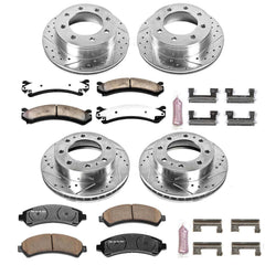 Power Stop K2073-36 Z36 Severe-Duty Truck And Tow 1-Click Brake Kit (Front And Rear) for 2001-2010 Chevrolet Avalanche 2500 product image