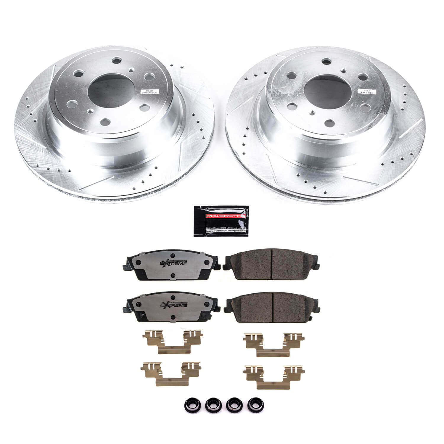 Power Stop K2083-36 Z36 Severe-Duty Truck And Tow 1-Click Brake Kit (Rear) for 2007-2014 Cadillac Escalade product image