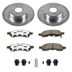 Power Stop K2084-26 Z26 Extreme Street Warrior 1-Click Brake Kit (Front) for 2006-2009 Buick Rainier product image
