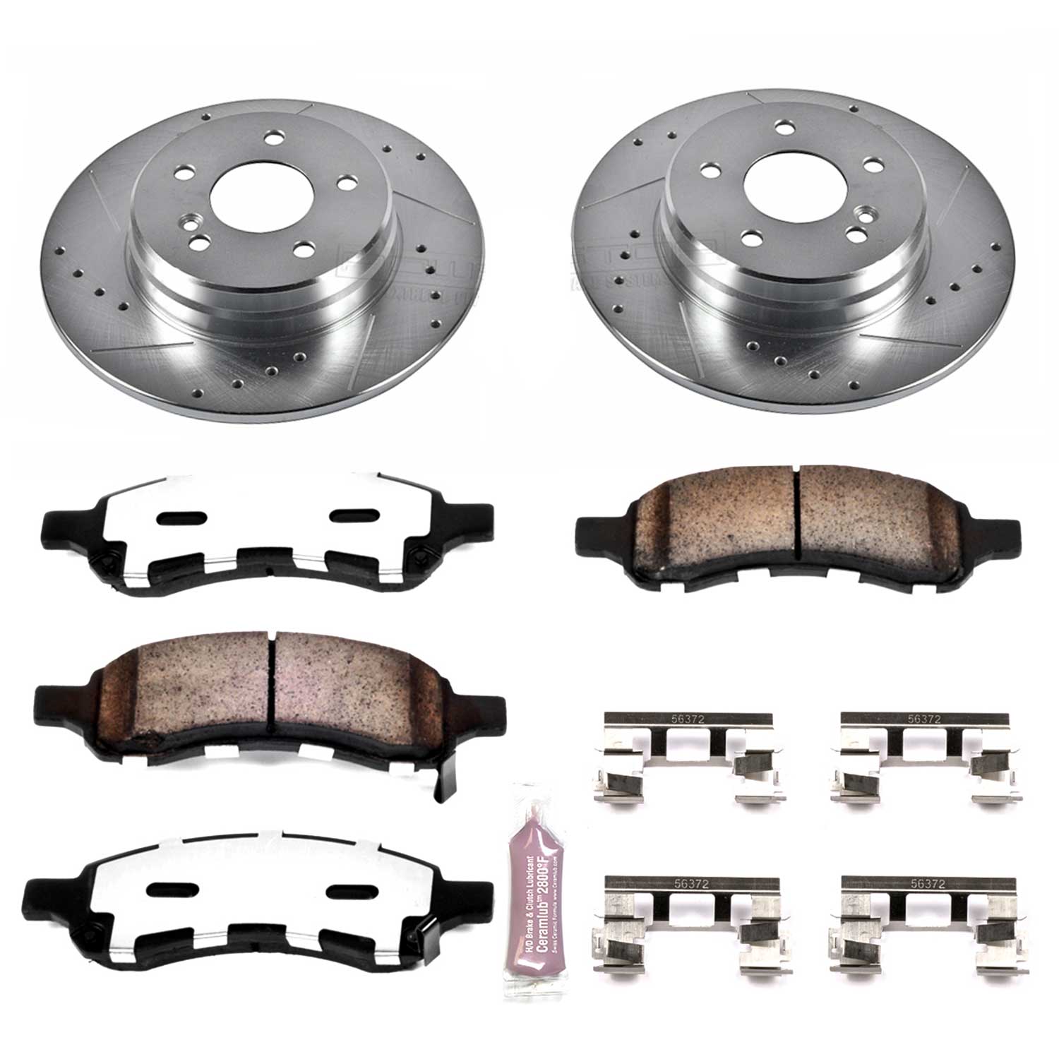 Power Stop K2084-36 Z36 Severe-Duty Truck And Tow 1-Click Brake Kit (Front) for 2006-2009 Buick Rainier product image