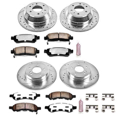 Power Stop K2085-36 - Z36 Severe-Duty Truck And Tow 1-Click Brake Kit (Front And Rear) vehicle fitment brake part