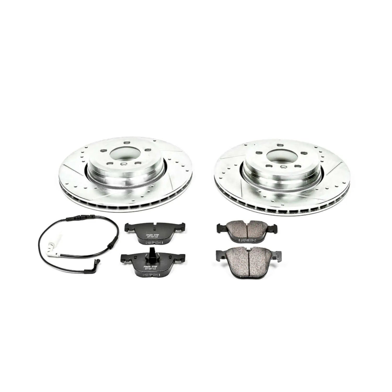 Power Stop K2086 - Z23 Evolution Sport Performance 1-Click Brake Kit With Hardware (Rear)