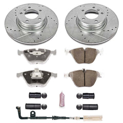 Power Stop K2110-26 Z26 Extreme Street Warrior 1-Click Brake Kit (Front) for 2004-2010 BMW 525I product image