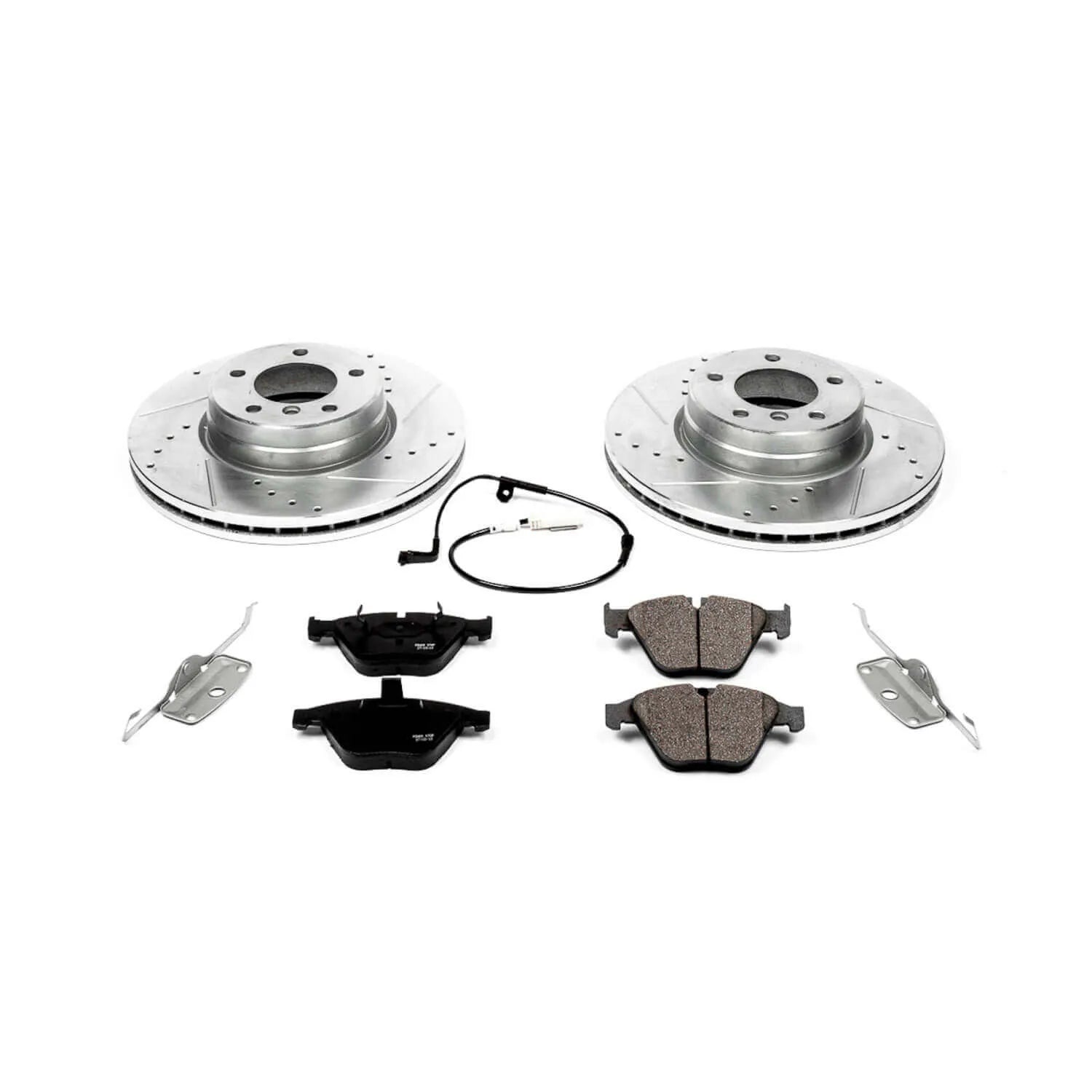 Power Stop K2110 - Z23 Evolution Sport Performance 1-Click Brake Kit With Hardware (Front)