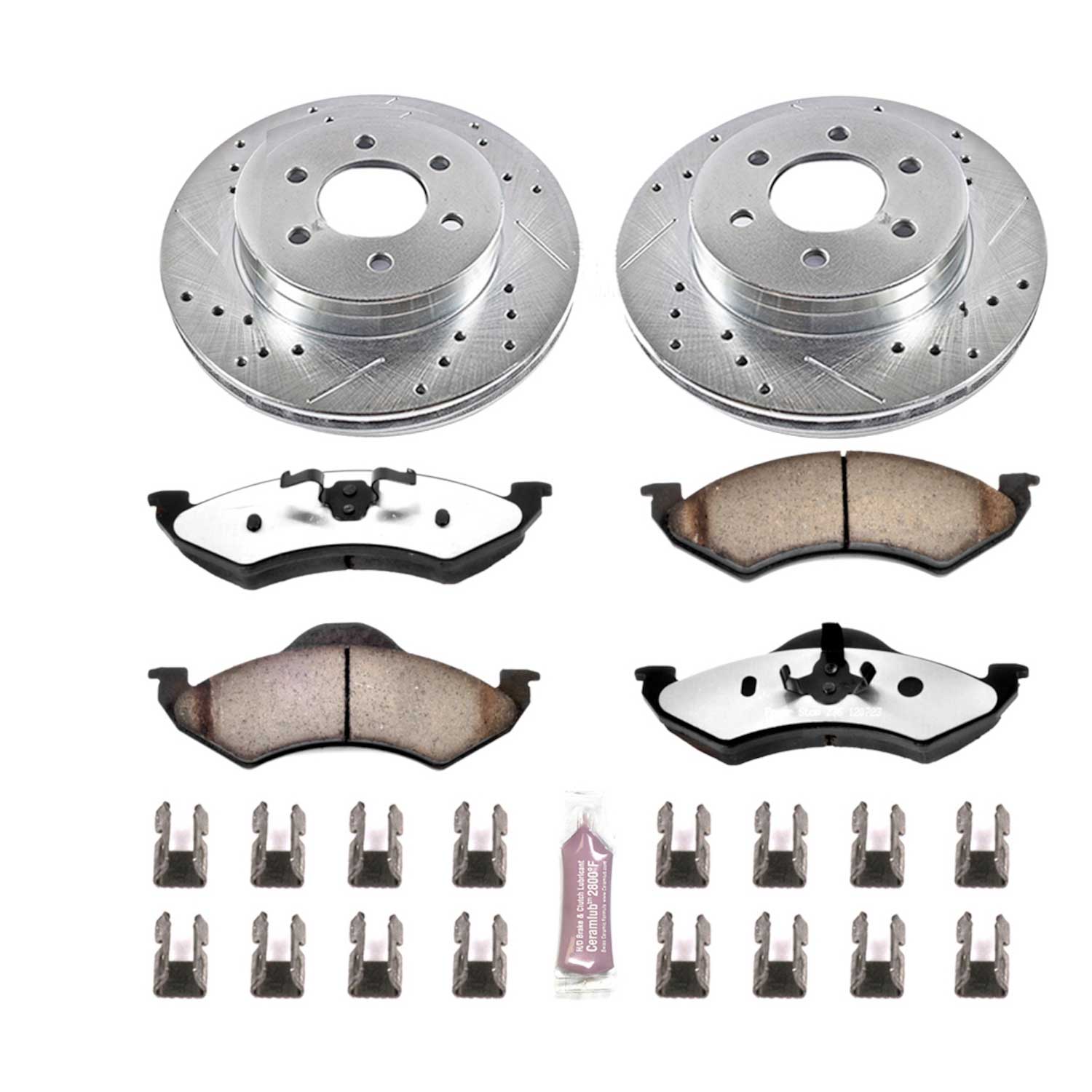 Power Stop K2139-36 Z36 Severe-Duty Truck And Tow 1-Click Brake Kit (Front) for 2000-2002 Dodge Dakota product image