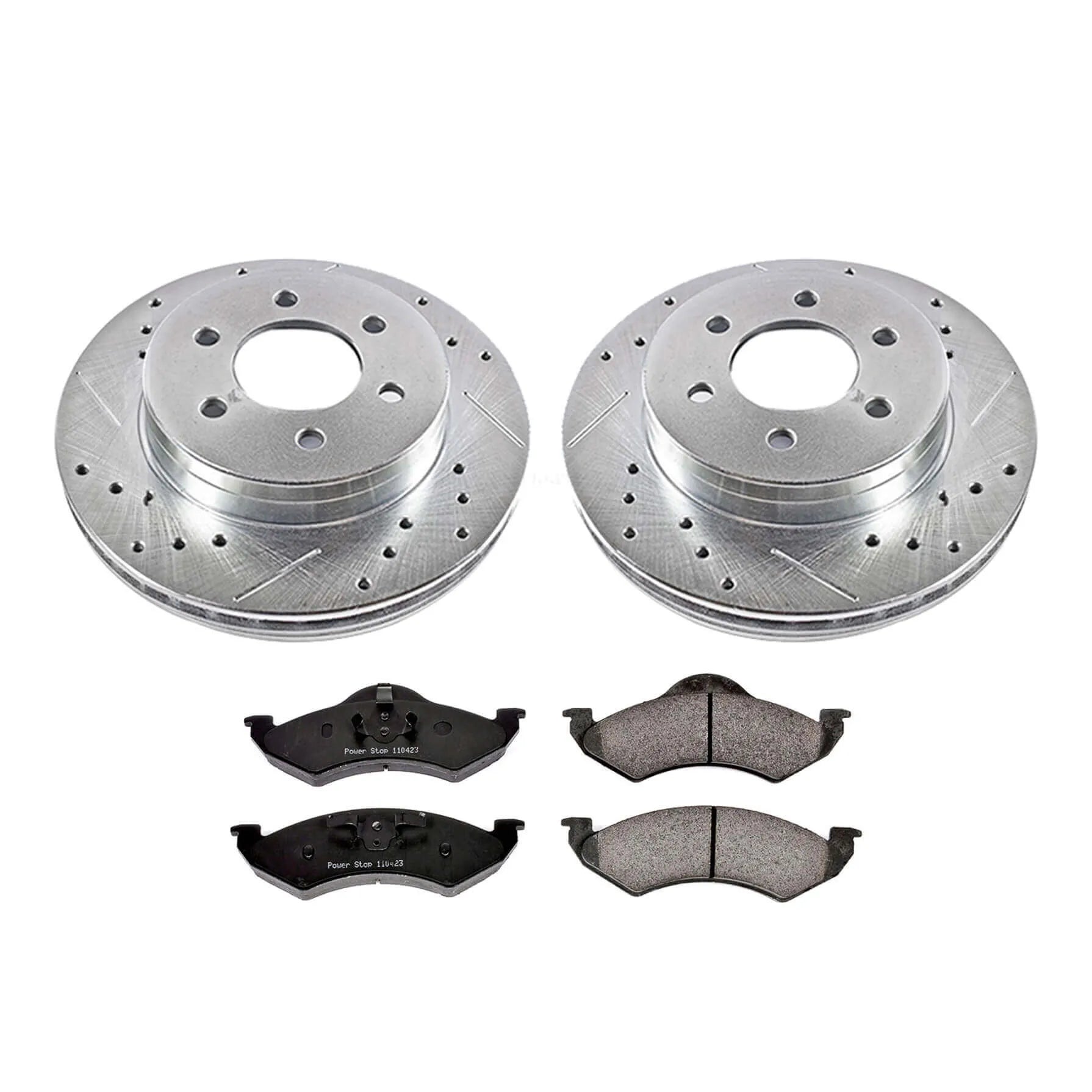 Power Stop K2139 - Z23 Evolution Sport Performance 1-Click Brake Kit With Hardware (Front)