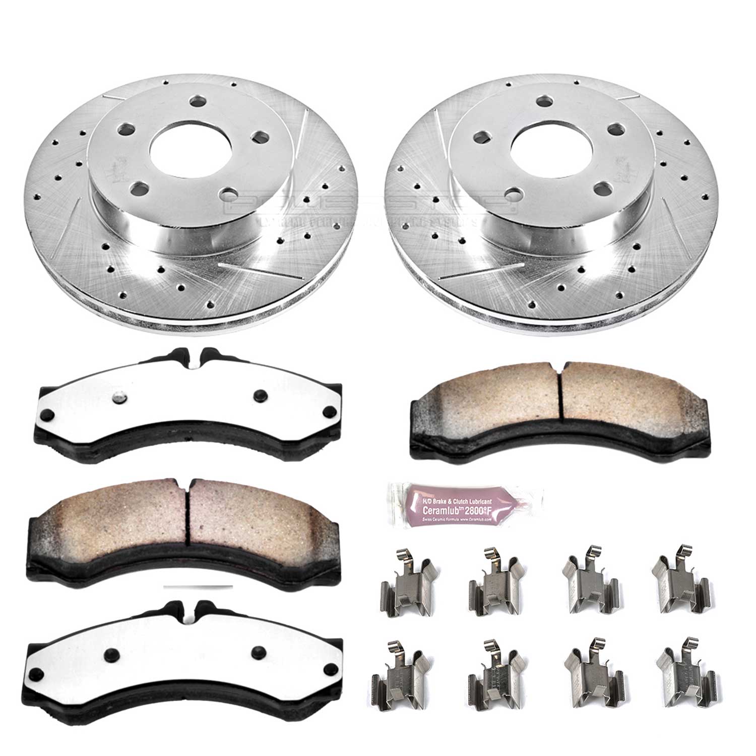Power Stop K2149-36 Z36 Severe-Duty Truck And Tow 1-Click Brake Kit (Front) for 1999-2004 Jeep Grand Cherokee product image