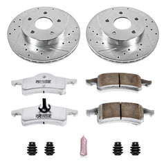 Power Stop K2151-26 Z26 Extreme Street Warrior 1-Click Brake Kit (Rear) for 1999-2004 Jeep Grand Cherokee product image
